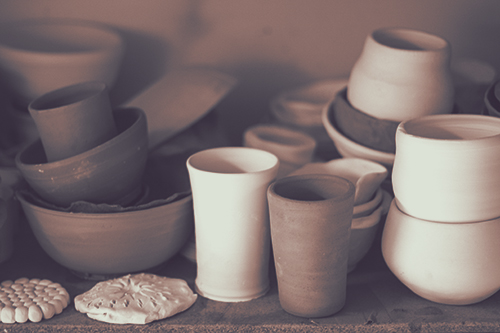 clay pots
